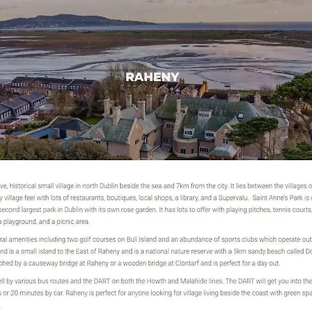 Excellent Location St Anne's Park 2 Bed/bath Apartment, 5 Apartamento